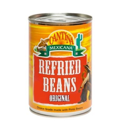 

Kacang Pinto Cantina Mexicana Refried Beans 400g