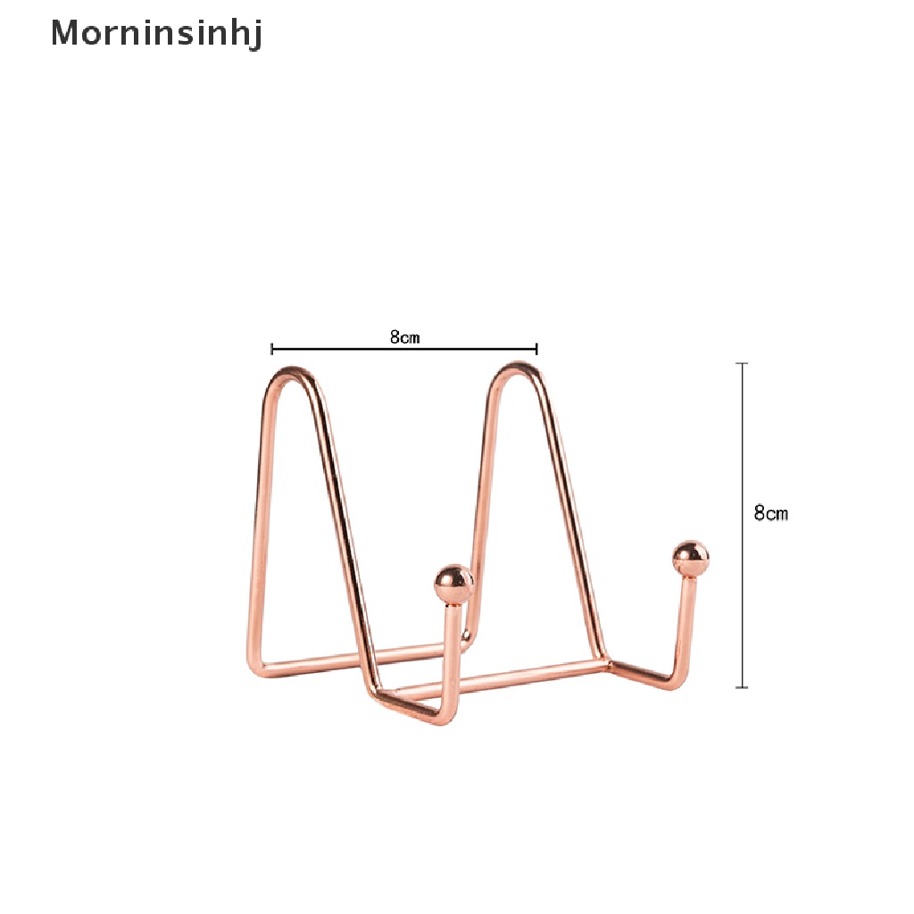 Mornin Rose Gold Bingkai Foto Stand Book Shelf Rak Penyimpanan Pajangan Buku Stand id