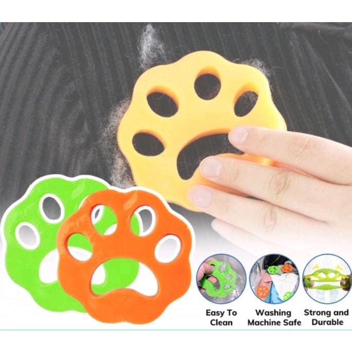 Pembersih Bulu Rambut Debu Kotoran Silikon Tempel Sticky Pet Hair Remover Silicone