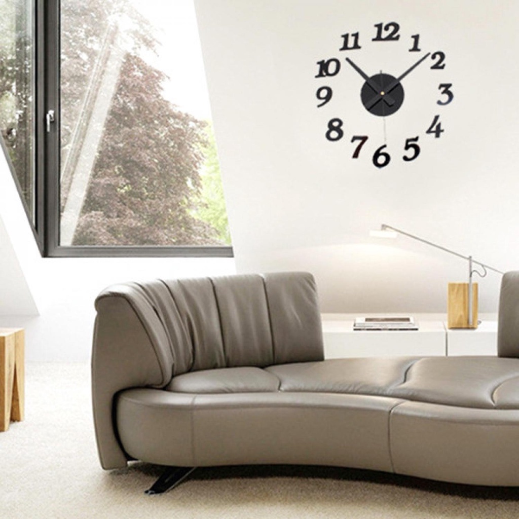 Taffware Jam Dinding DIY Giant Wall Clock Quartz 30-50cm DIY-03 ( Mughnii )