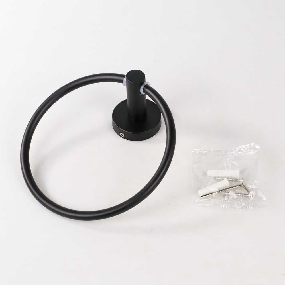 (BISA COD) FTIHSHP Sunydeal Gantungan Handuk Kamar Mandi Towel Holder Ring - E1913