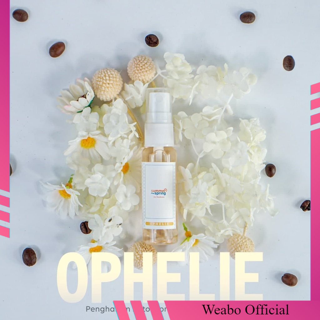 Summerspring Pengharum Spray Varian Ophelie | Parfume Series | Pengharum Ruangan/AC/Toilet/Kamar Tid