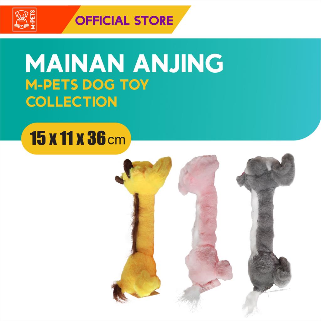 M-Pets Squeaker Dog Toy / Boneka Mainan Anjing Bunyi