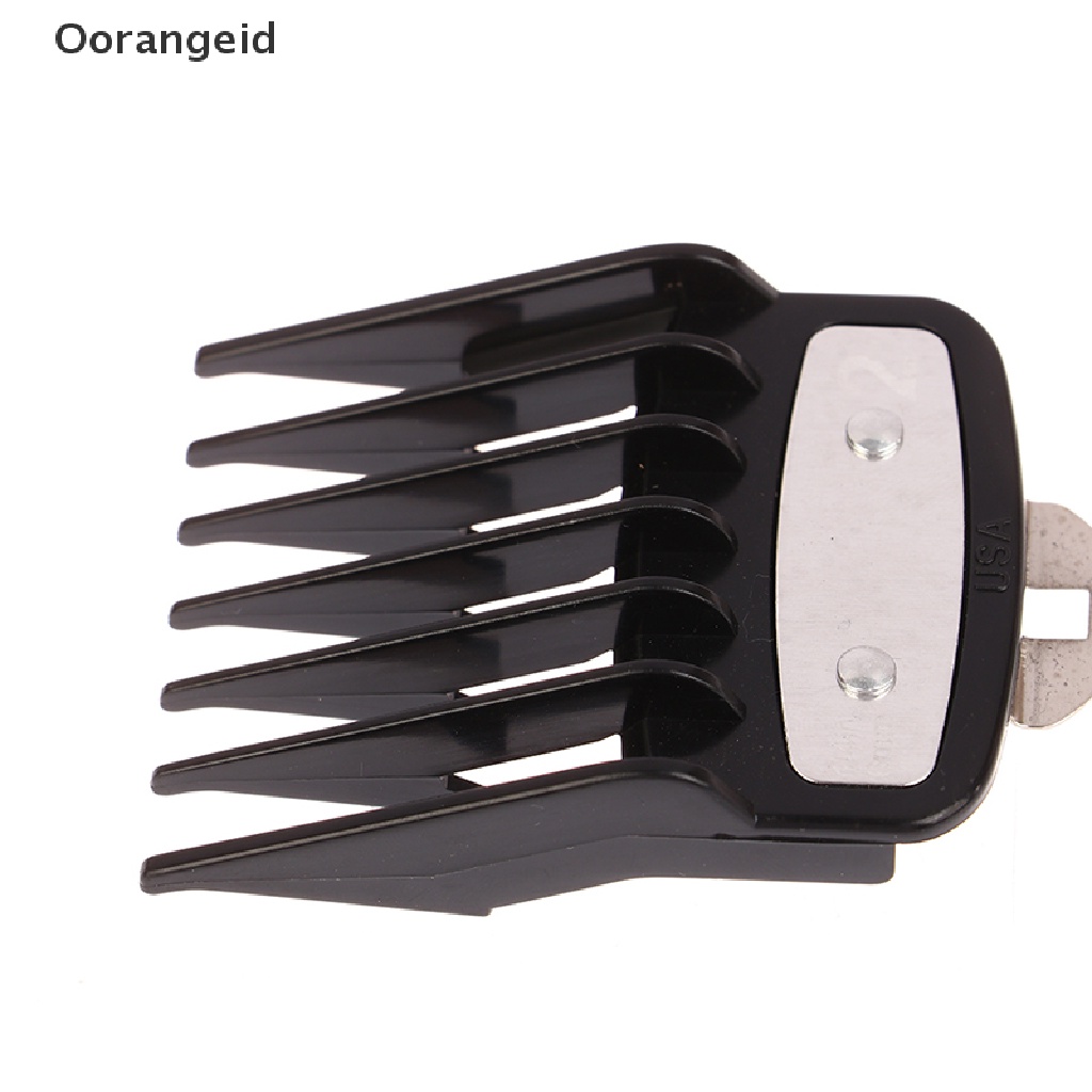 [orange * Bagus] 10Pcs/Set Hair Clipper Limit Comb Guide Attachment Size Pengganti Barber [ID]