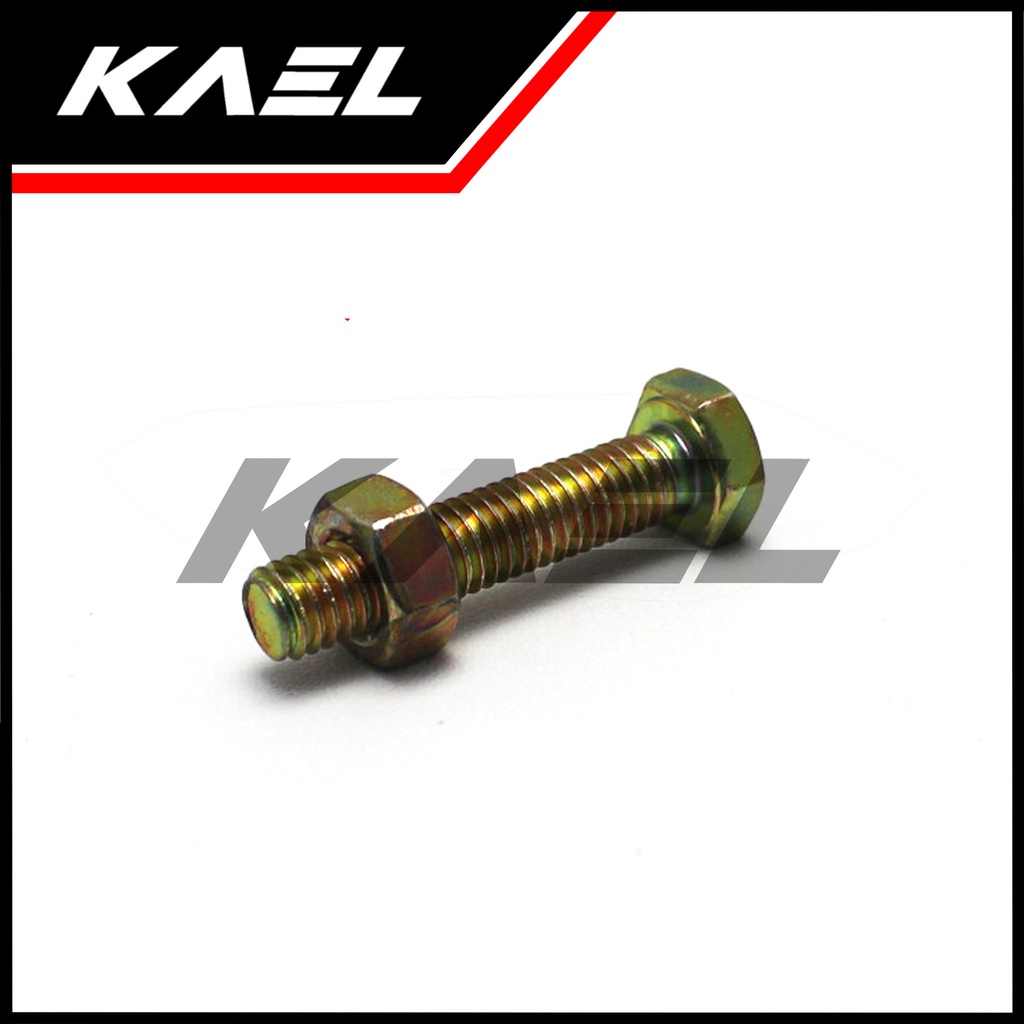 Baut Mur Kuning M6X30 Berbagai Keperluan Baud Bolt Nut M 6 X 30 M6 6X30