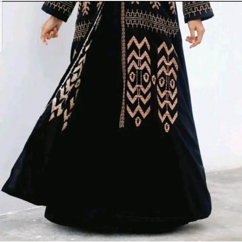 Abaya Bordir Basic Abaya Turkey Gamis Bordir Pusat Grosir