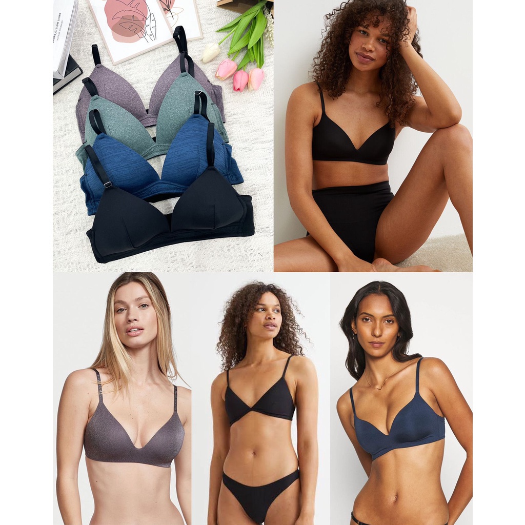 H&m Triangle Non Wired Bra/fashion.branded2016