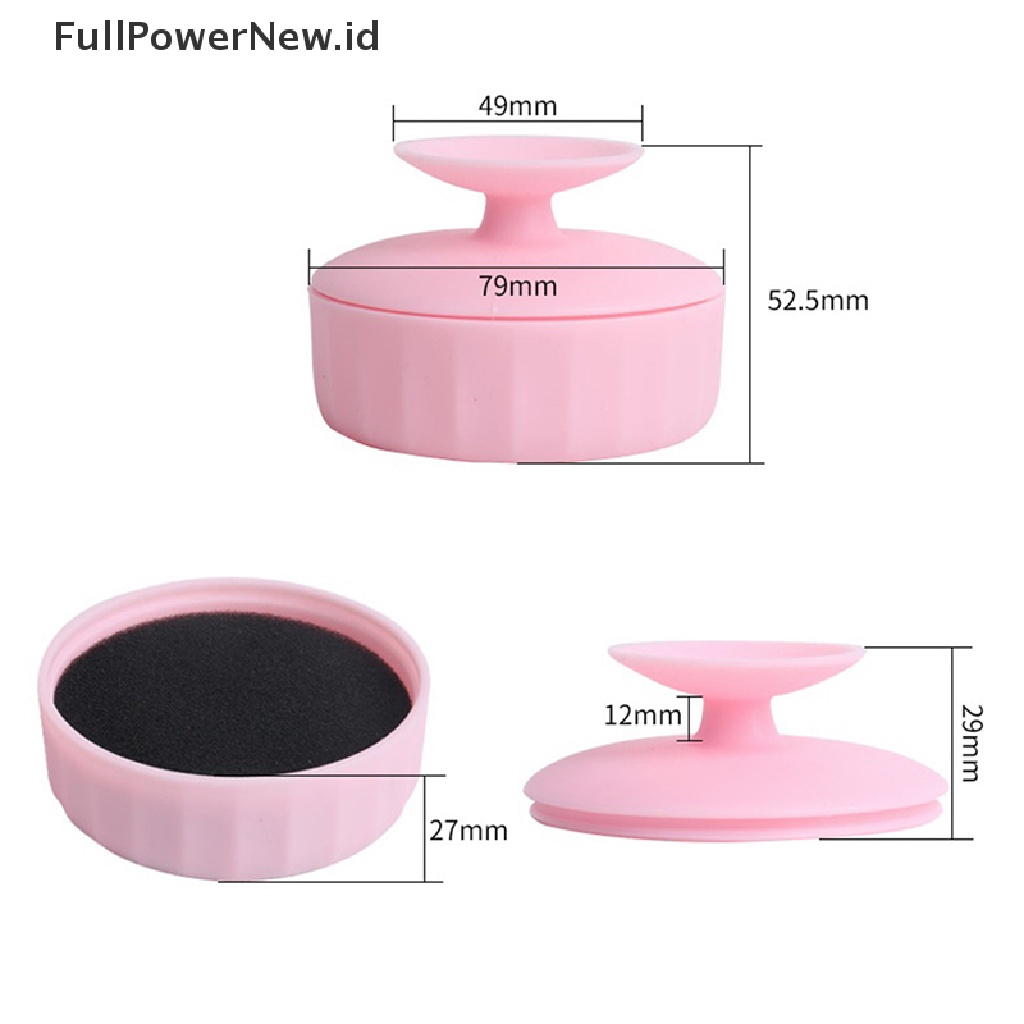 Power Silicone Makeup Brush Cleaner Pad Alat Alas Pembersih Papan Scrubber Cuci ID