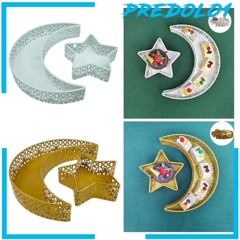 [Predolo1] Nampan Bulan Bintang Mewah Eid Mubarak Untuk Dapur Mubarak Lebaran Hajatan