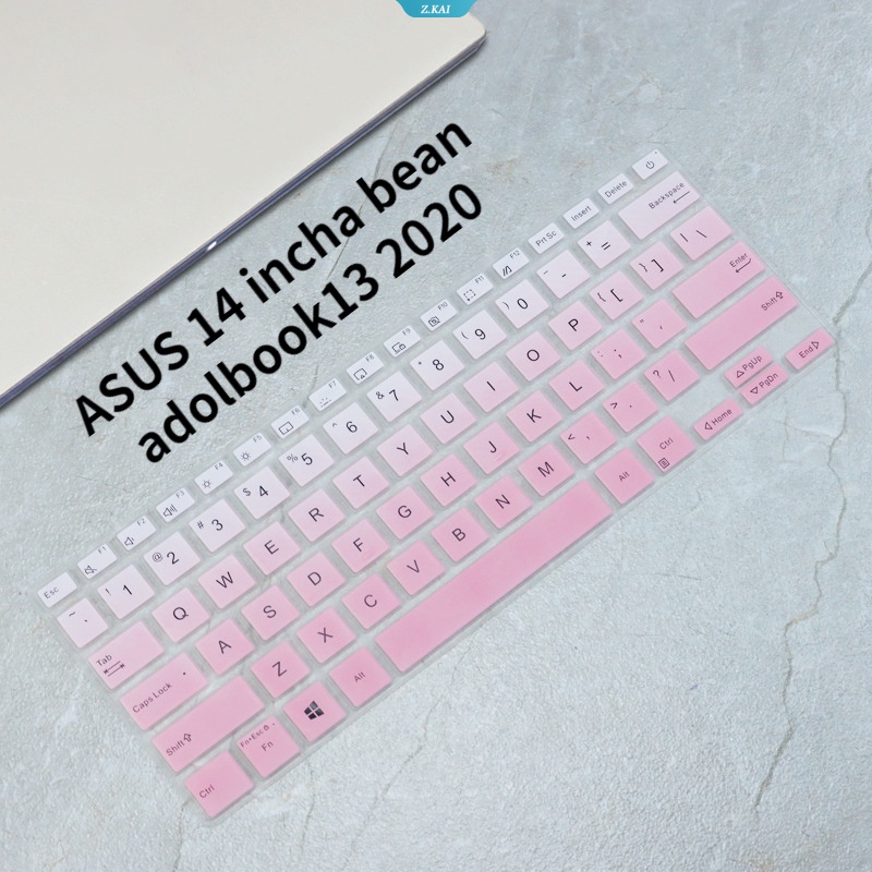 1pc Sarung Keyboard Untuk Laptop Asus 14inch Silikon Protect Skin Bean Adolbook13 2020film Keyboard Anti Debu [ZK]