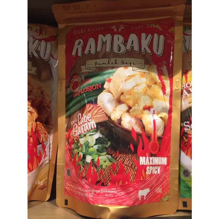 

Rambaku max spicy cabe garam