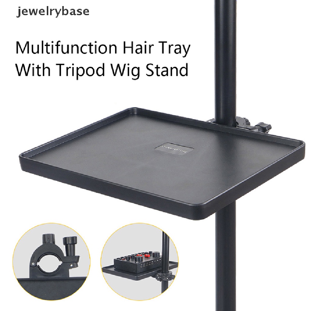 [jewelrybase] Wig Hair Tray Nampan Kartu Suara Dengan Tripod Tempat Crochet Hair Clip Gunting Sisir Butik