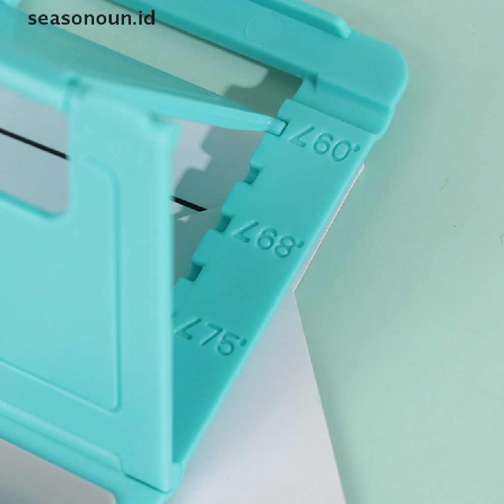 Seasonoun Phone Holder Desk Stand Handphone Tripod Dudukan Telepon Meja Lipat Plastik.