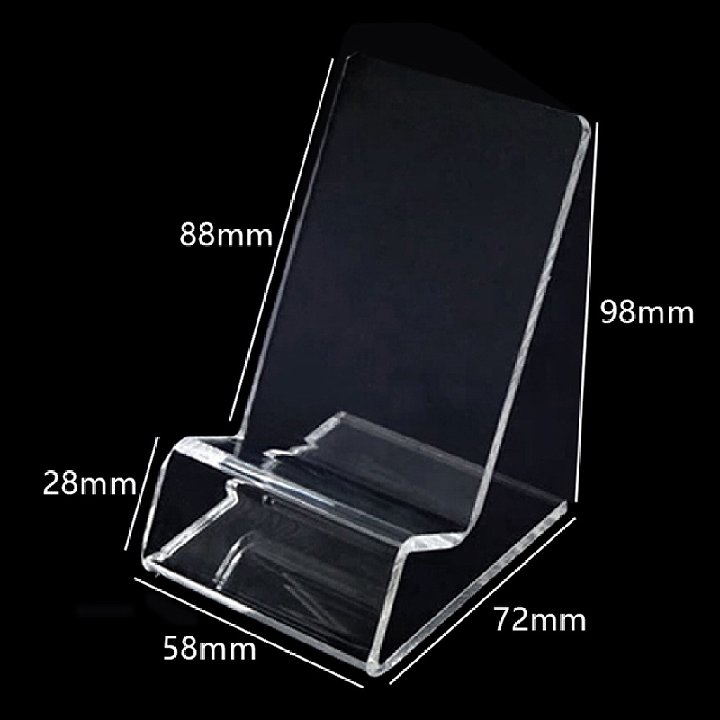 【Rready Stock】 Acrylic Plastic Transparent Stand Shelf Window Counter Display Showcase For PSV Game Console Phone Holder Tablet  Tray （ID）