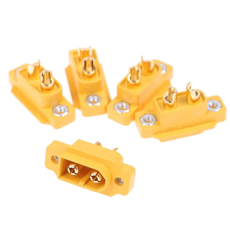 Zzz 5Pcs Konektor Plug XT60E1-M XT60 Male DIY Plug Untuk Helikopter Pesawat