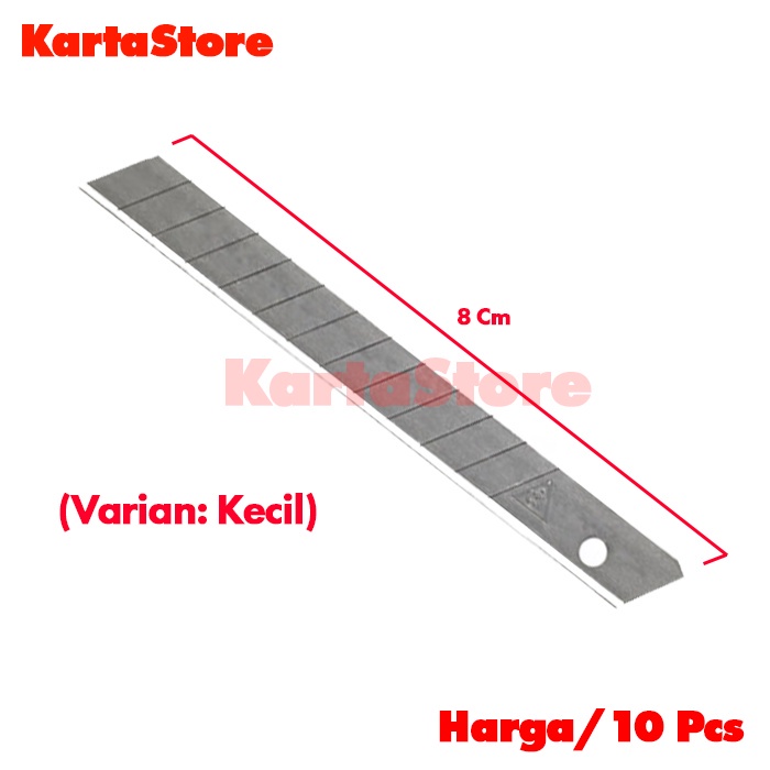 

ISI CUTTER / REFILL CUTTER KECIL10Pcs/ Tube SUPER TAJAM High Quality