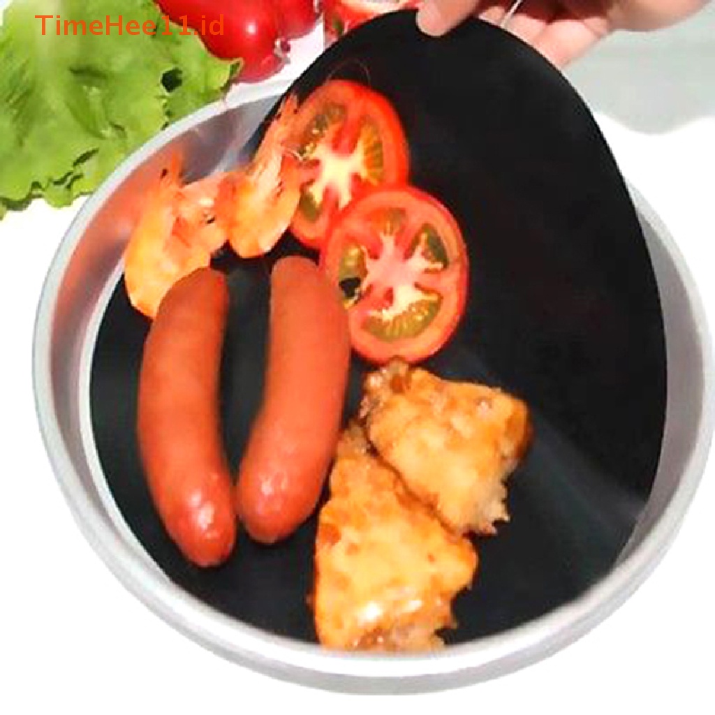 Timehee Frying Pan Liner Anti Lengket Untuk Penggorengan Fry Bacon Telur Alat Dapur Rumah  Id