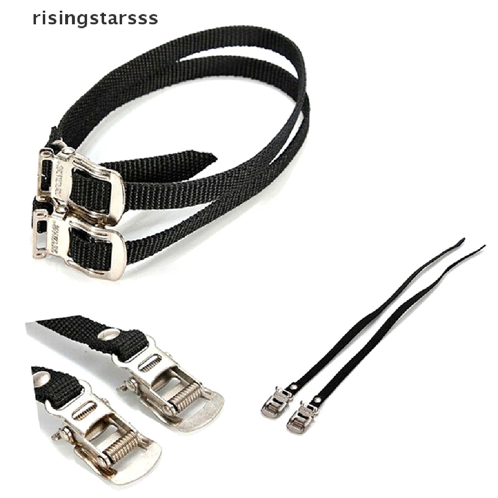 Rsid Span-new 1PC Strap Pedal Tali Kaki Sepeda Bike Strap, Toe Clip Strap, Jelly Hitam