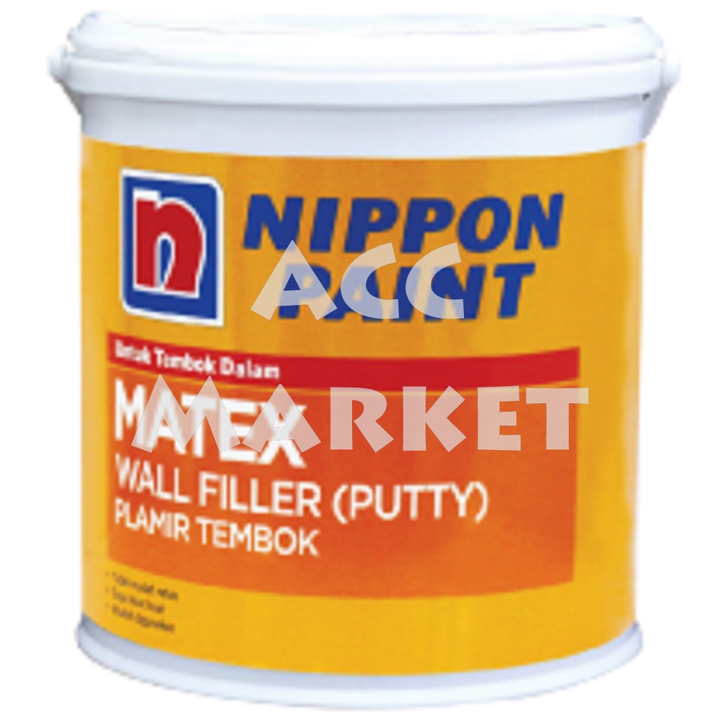 GOJEK Plamir Dempul Tembok MATEX NIPPON 4 Kg Wall Filler