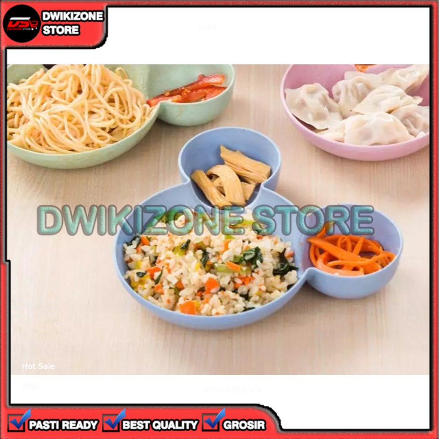 [GROSIR] MANGKUK MAKAN ANAK TATAKAN WADAH MICKEY MOUSE BOWL FOR KIDS LUCU