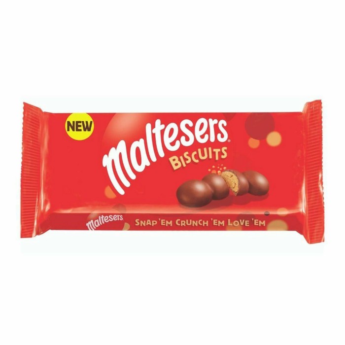 

MALTESERS Chocolate Ball Biscuits Permen Cokelat Candy Candies