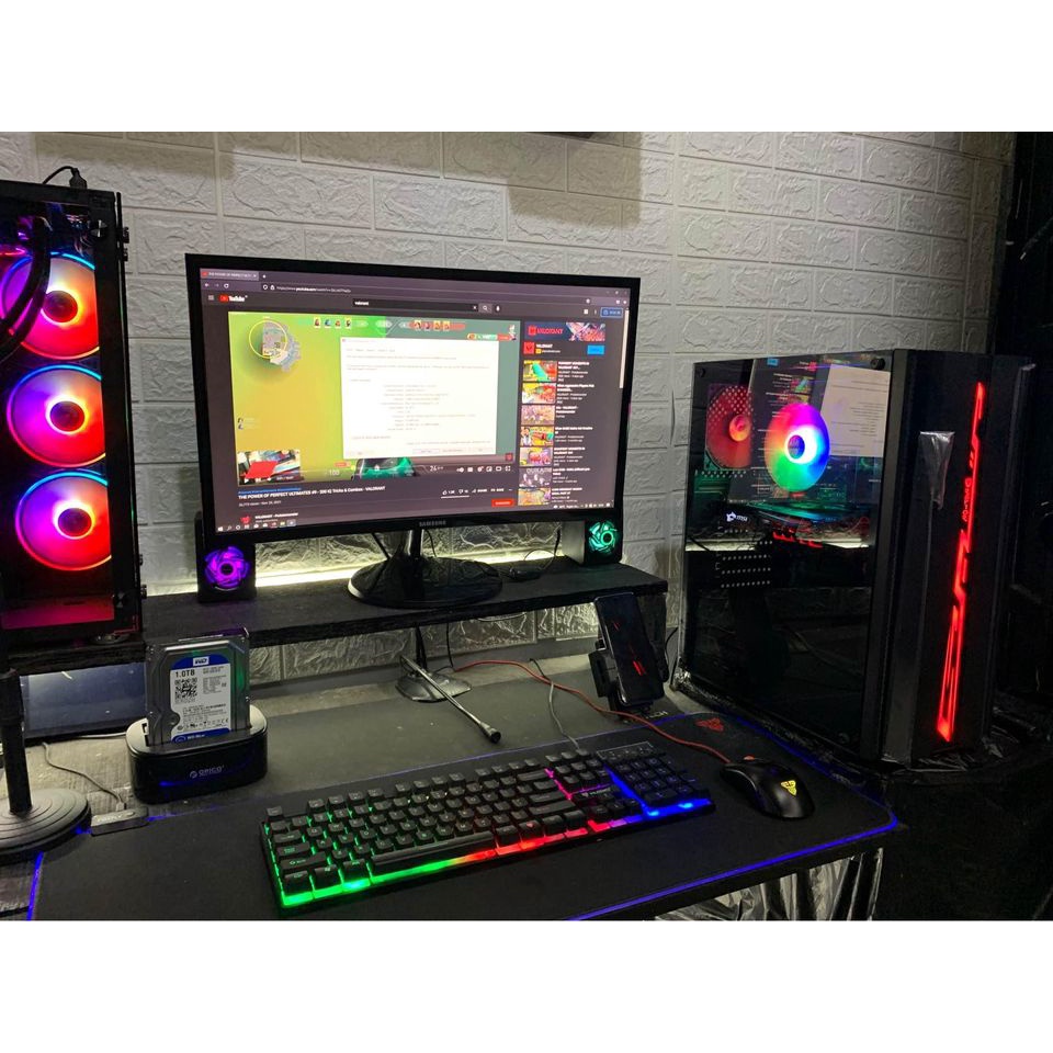 Full Set PC Gaming Core i7  Untuk Desain Video Editing Dan Games