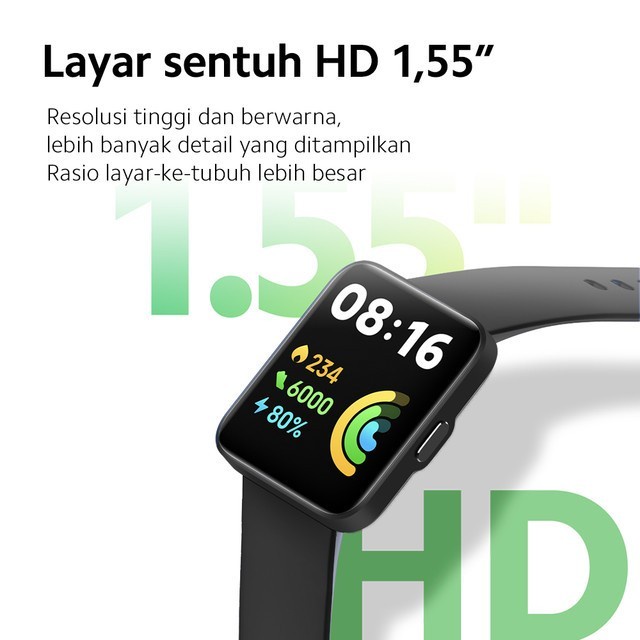 Xiaomi Redmi Watch 2 Lite SmartWatch Layar 1.55&quot;