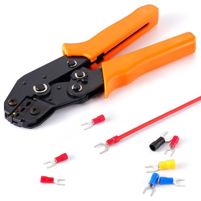 Isi 10 Pcs Skun Y Garpu Kabel 1.5mm Terminal Tipe SV 1.25-4 Baut 4mm