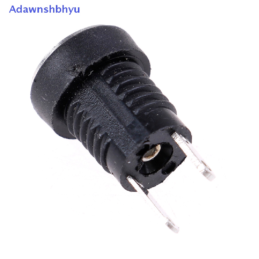 Adhyu Female Plug+Male Plug Jack Socket Adapter Konektor Dudukan Panel Power Supply Dc ID