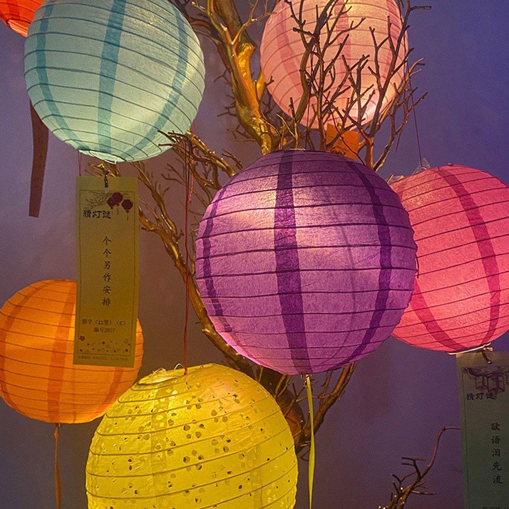 TOP 5pcs Lampion Kertas Cina 10warna DIY Baby Shower Perlengkapan Hadiah Bola Sarang Lebah