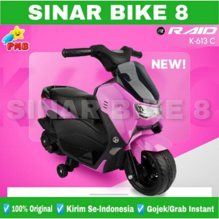 Motoran Aki Anak Model Nmax Mini PMB K 613 C