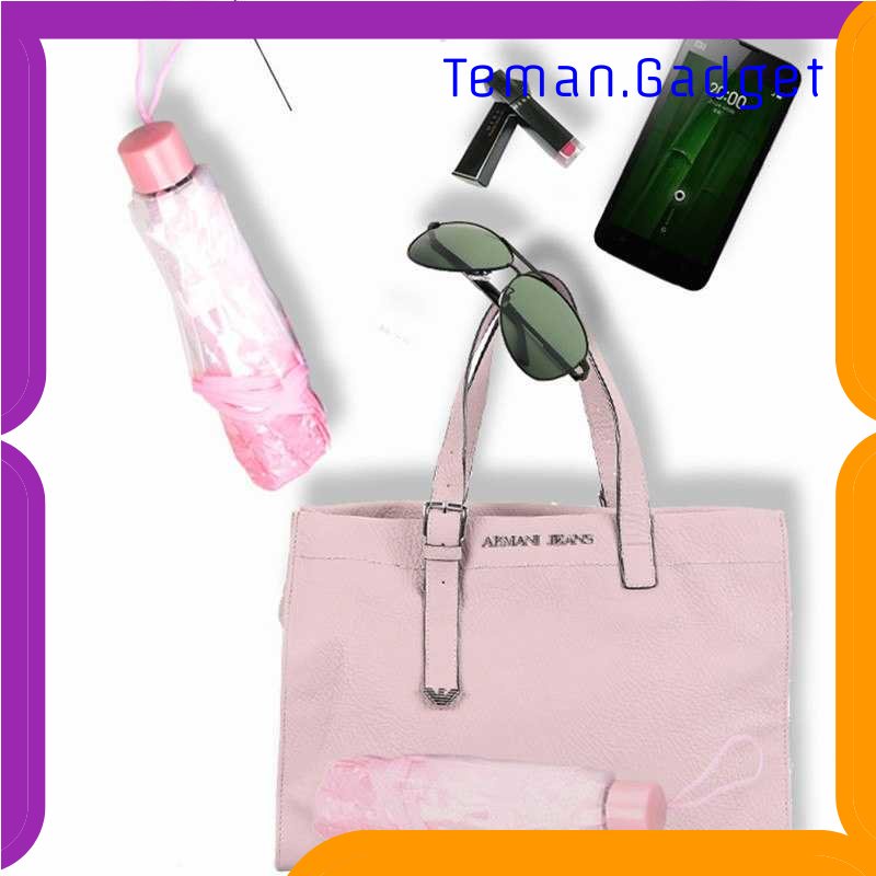 TG - ART Yesello Payung Lipat Jepang Motif Transparan Cherry Blossom - E023