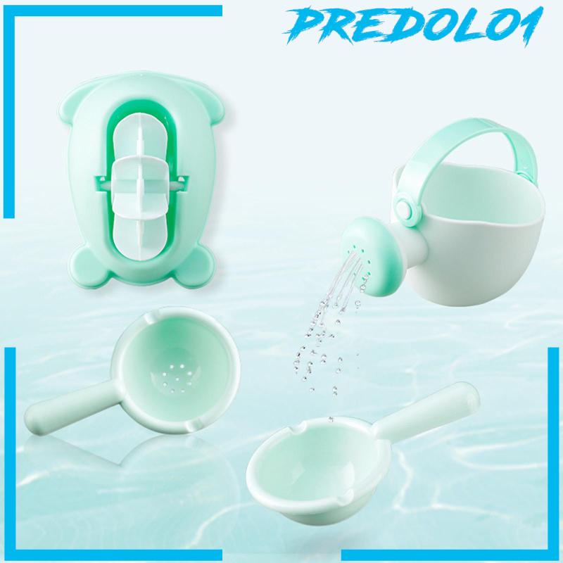 [Predolo1] 4x Mainan Mandi Balita Kartun Tahan Lama Interaktif Untuk Mandi Pantai Usia 2-4th