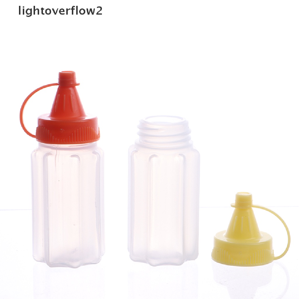 [lightoverflow2] 1set Botol Bumbu Botol Saos Mini Kotak Bumbu Spice Jar Sauce SqueezeBottle [ID]