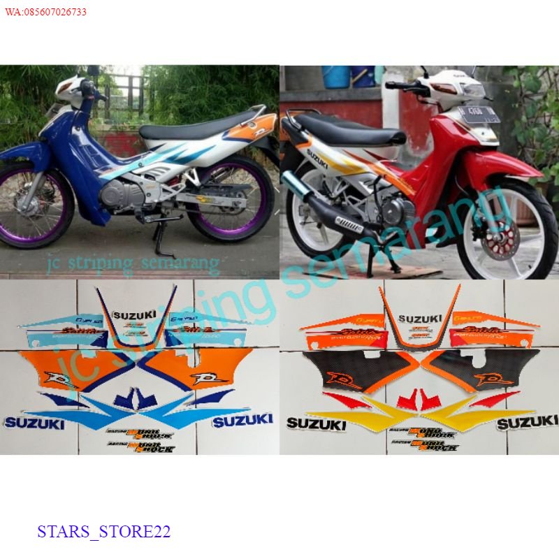 (ORI) striping satria r 2001 6speed KUALITAS ORIGINAL