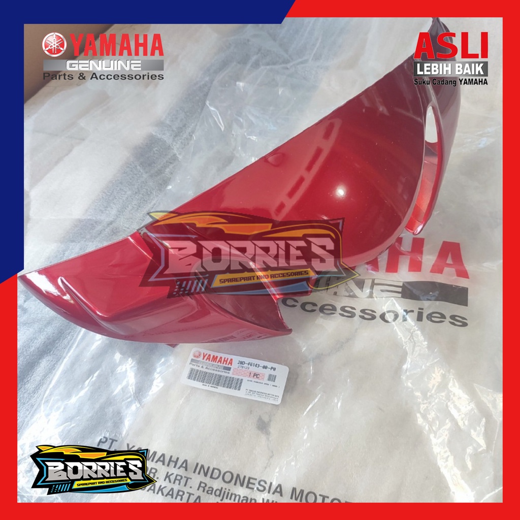 Batok lampu depan Mio New Mio karbu warna merah Maron 28D-F6143-00-P0