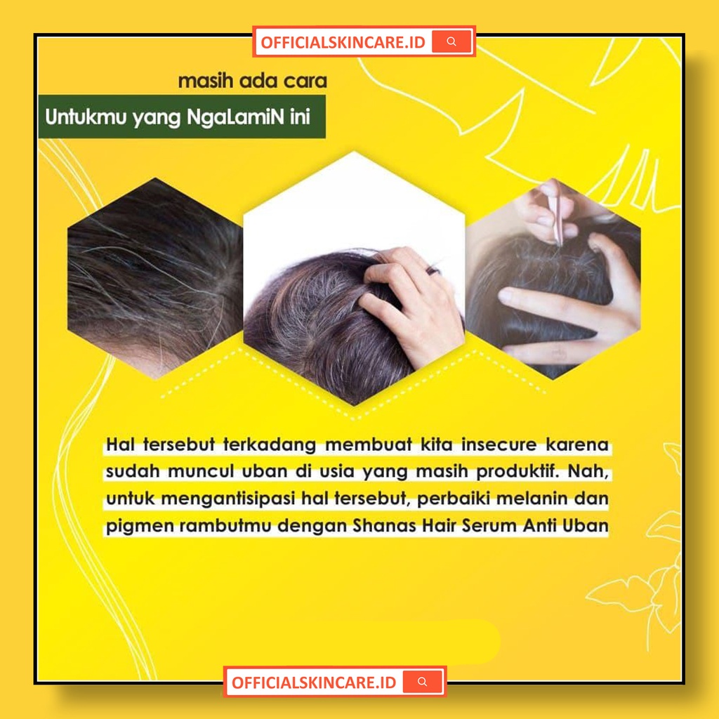 Hair Serum Anti Uban - Serum Penghilang Uban - Sampo Penghilang Uban