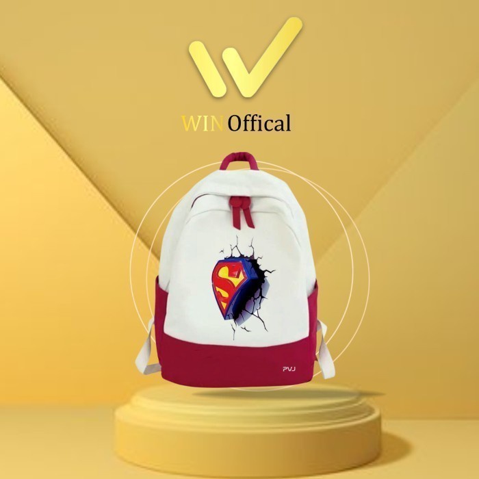 tas Backpacks Tas Ransel Anak Sekolah Superhero Laki Supermen Win