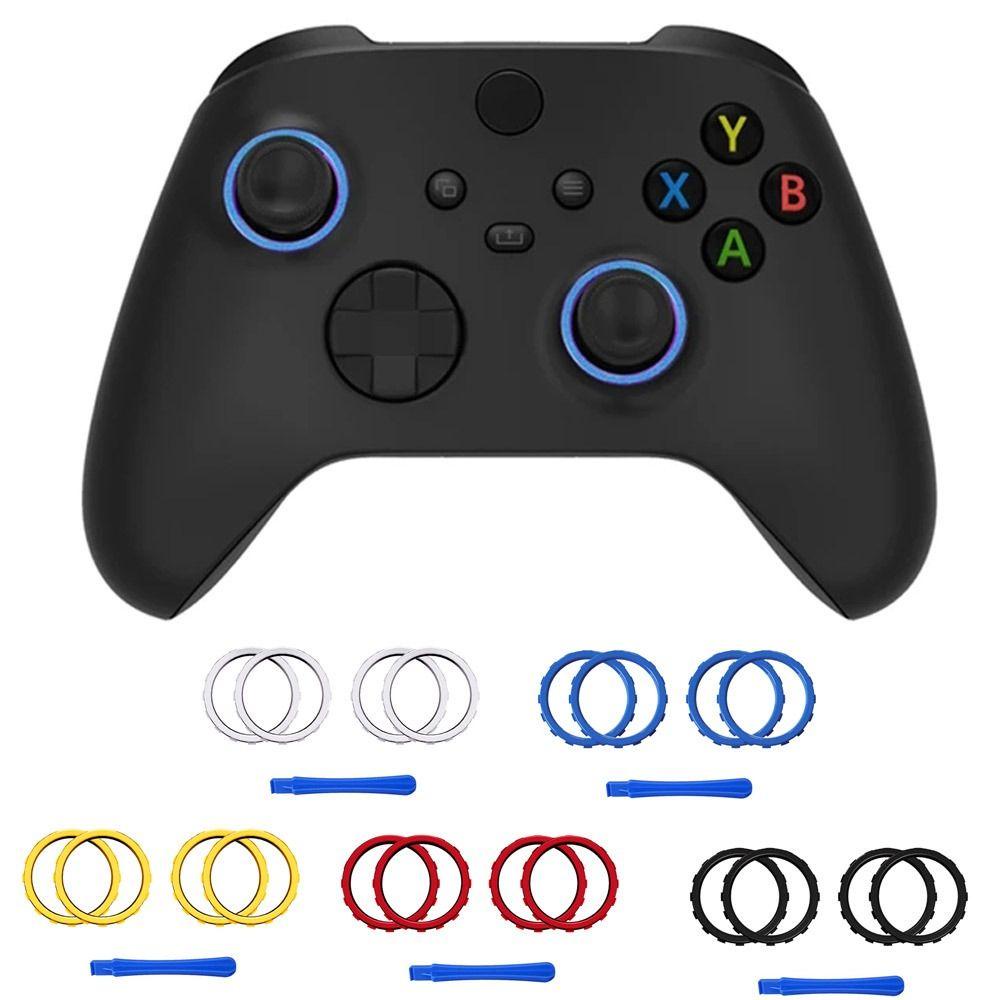 POPULAR Populer 4pcs Aksen Ring 2pcs Suku Cadang Pengganti Game Handle Controller Analog Untuk XBOX ONE ELITE