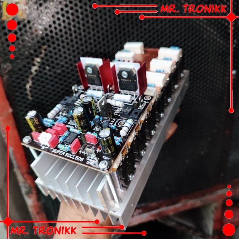 Kit Driver SOCL 506 2U 7 SET TRANSISTOR FINAL SIAP PAKAI