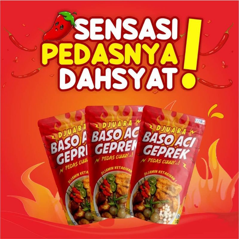 

Baso Aci geprek sami Raos pedasnya juara