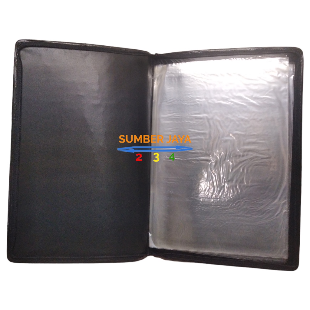 DOKUMEN KEEPER KULIT ISI 20 POCKET/ DOCUMENT KEEPER RESLETING KULIT