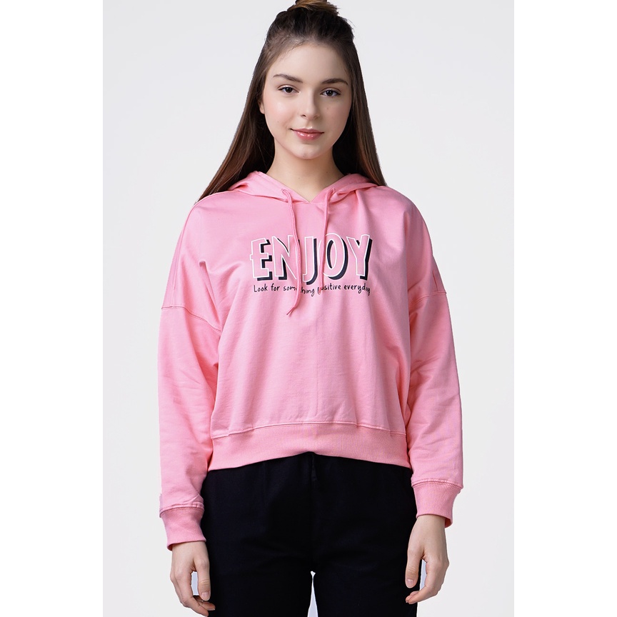Ninety Degrees Sweater Wanita Yena Pink 34387D1PK