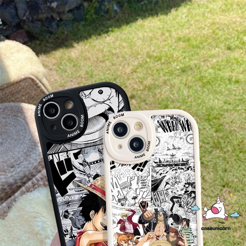 Csing Infinix Hot 10s 10T 11s 9 11 10 Play Hot 10 Lite Note 8 Smart 5 6 Trendy Kartun Anime One Piece Luffy Lucu Hokage Uzumaki Naruto Uchiha Sasuke Soft Case