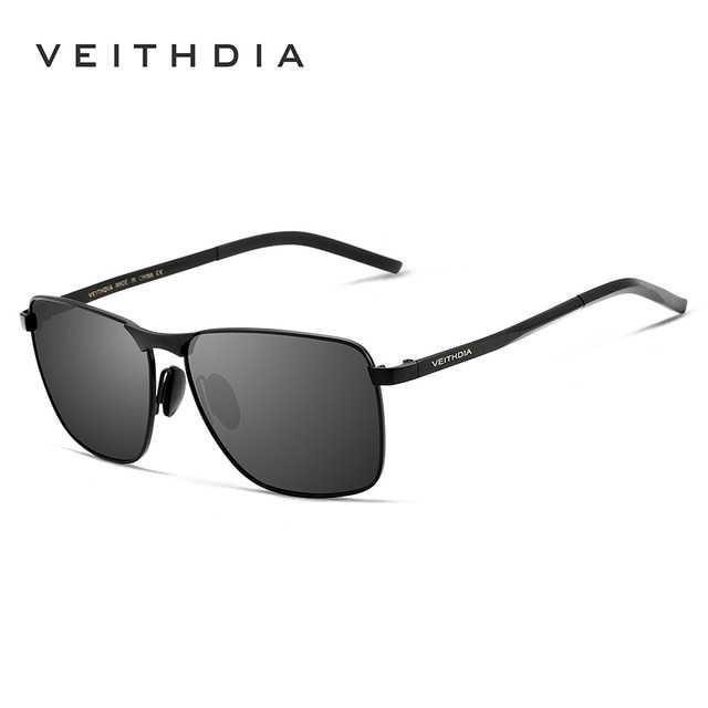 Veithdia Kacamata Vintage UV Polarized Sunglasses - 2462 ( Mughnii )