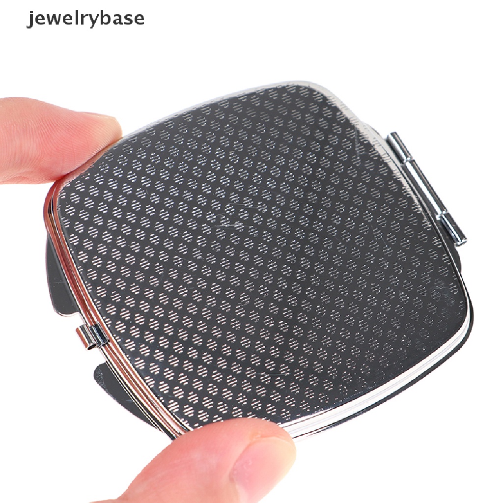 [jewelrybase] Compact Makeup Mirror Kosmetik Pembesar Saku Bulat Make Up Mirror Butik