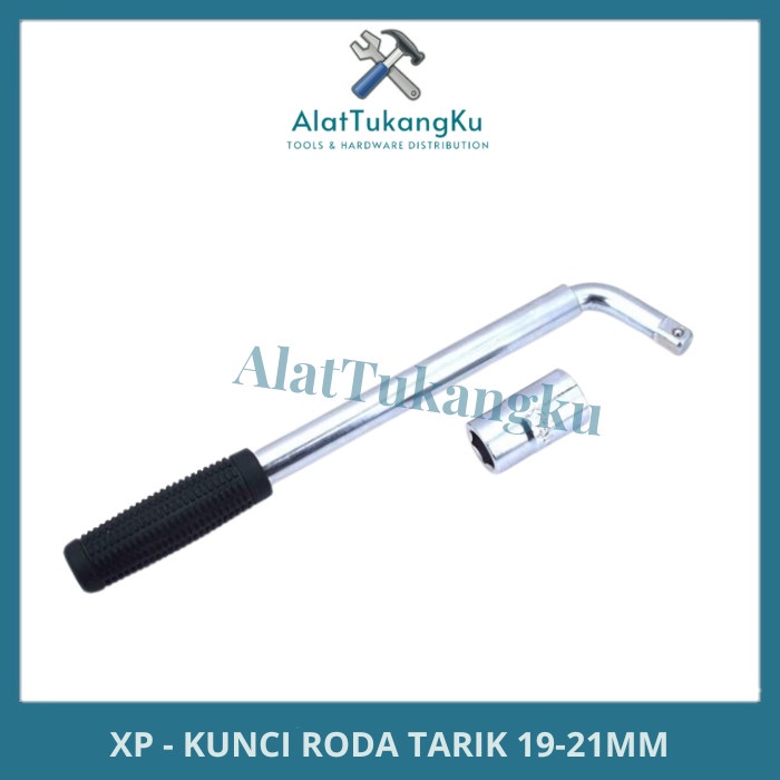 Kunci Roda L Gagang Tarik Shock 19 x 21 mm Kunci Roda Pelek Ban Mobil
