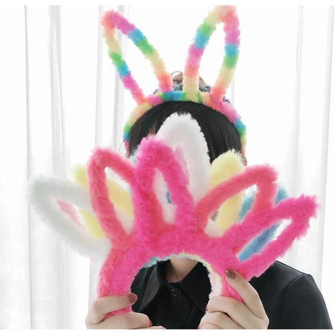 GROSIR Bando Kuping Kelinci Murah Aksesories Kostum Rabbit Easter Paskah Aksesories Rambut Kostum Cosplay Murah Harga Grosir Termurah