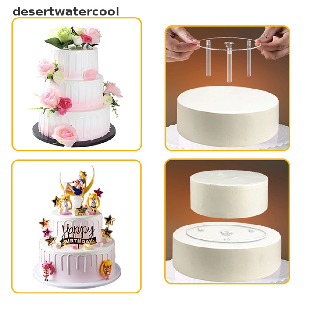 Deid Multi-layer Cake Support Set Frame Stand Kue Praktis Round Dessert Support Martijn