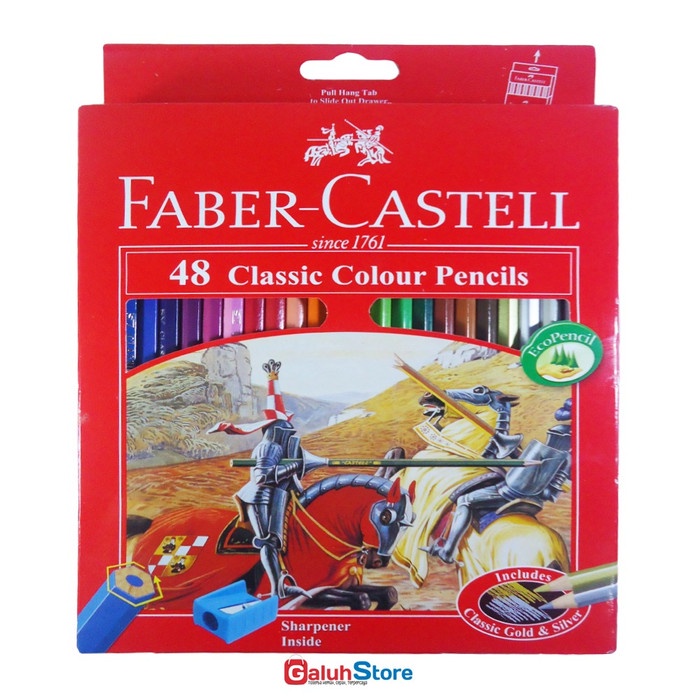 

Terlaris Faber Castell Pensil Warna Classic 48 Warna